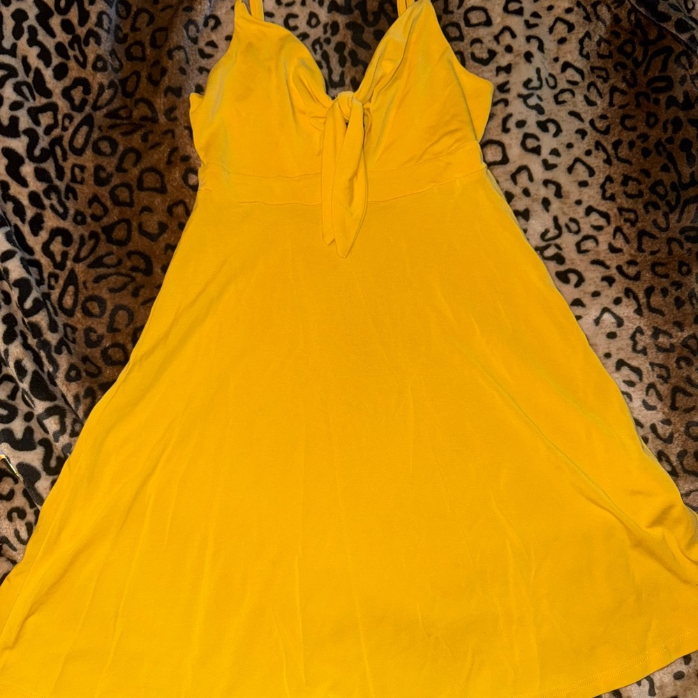 Forever 21 Vibrant Yellow Dress